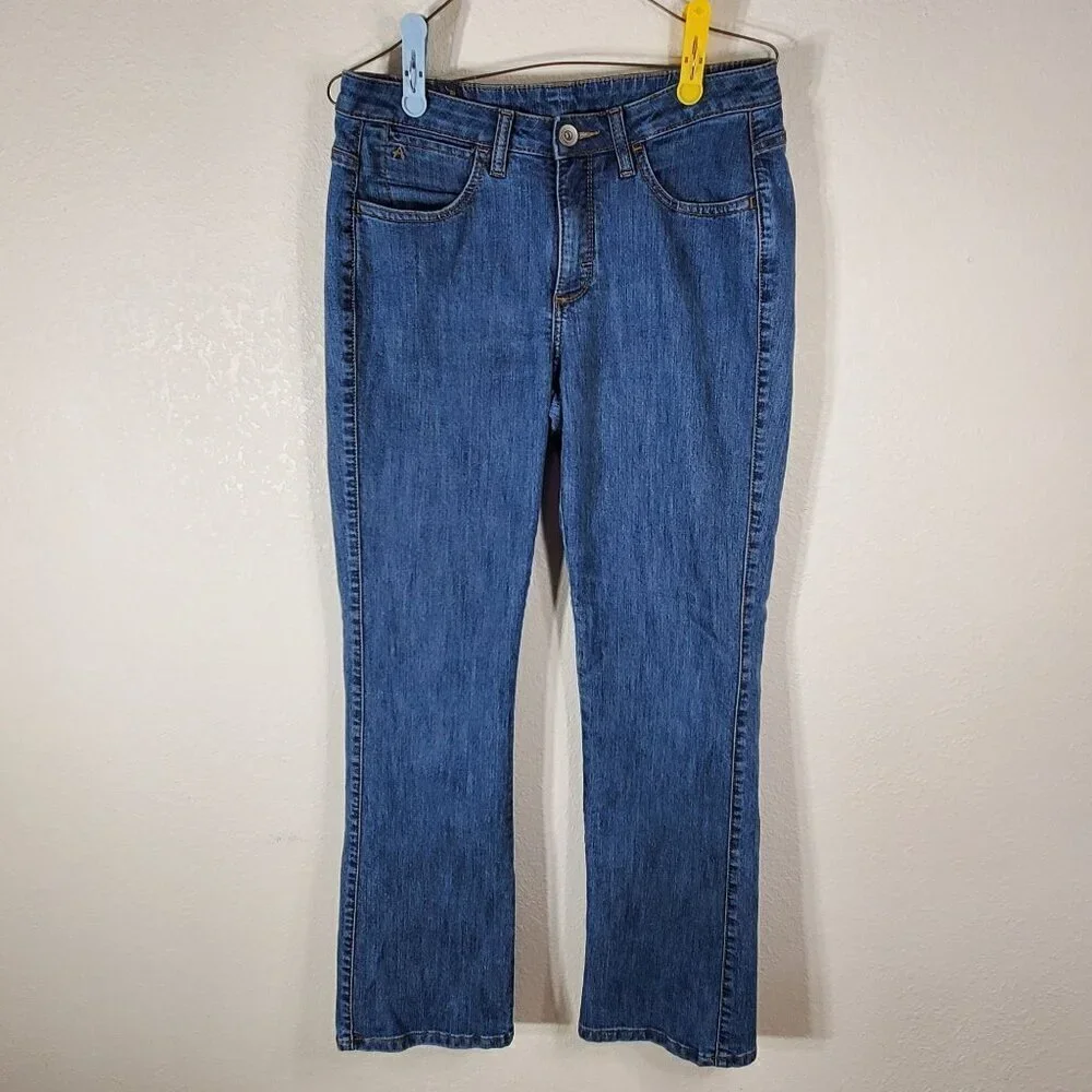 Wrangler Womens Aura Classic Blue Denim Jeans Average Fit 32x31